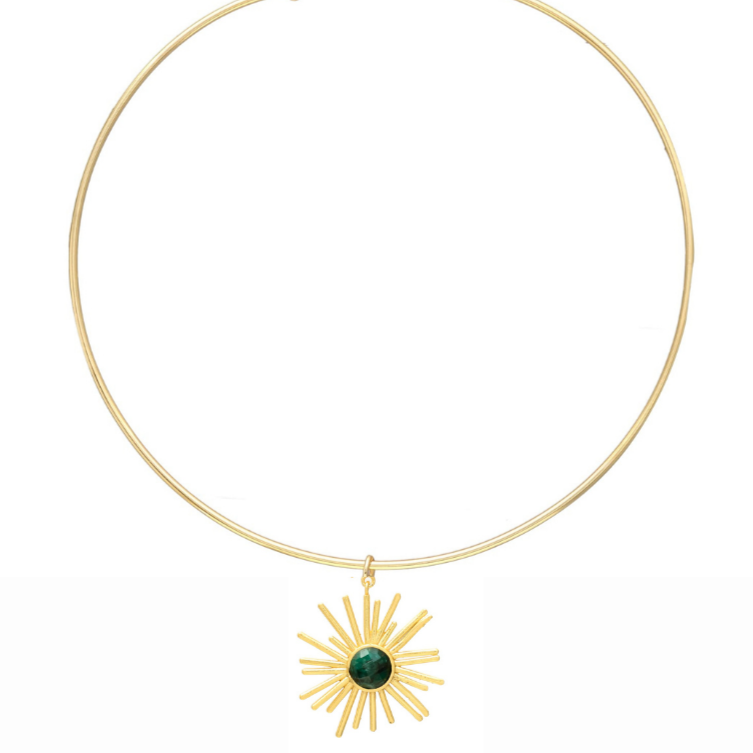 GARGANTILLA SOLE, con piedras naturales