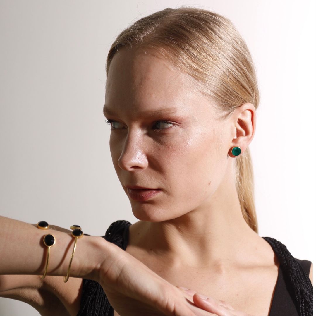 MIA, ARETES CON PIEDRAS NATURALES