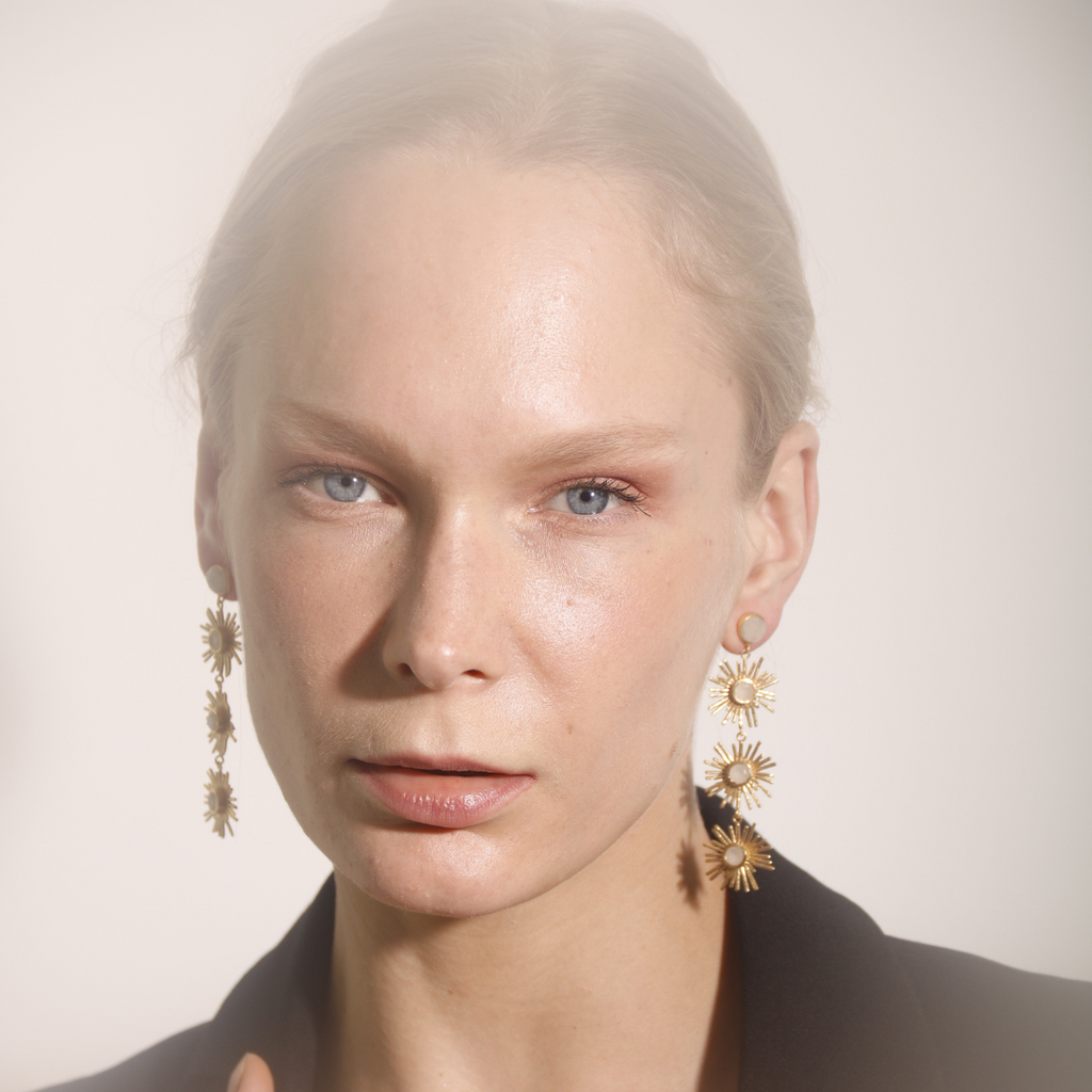 ALEXA, ARETES CON PIEDRAS NATURALES