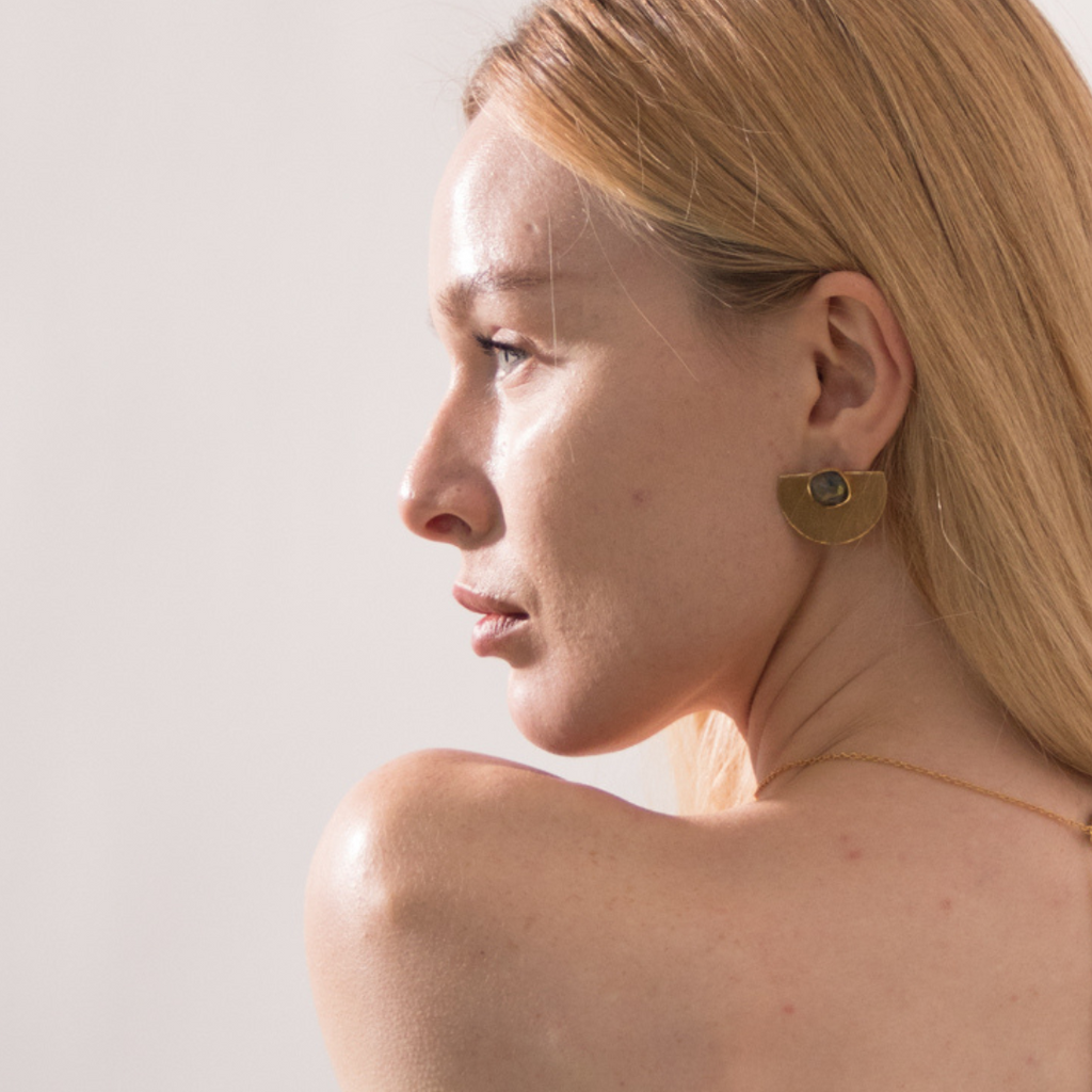 DANNA, ARETES CON PIEDRAS NATURALES