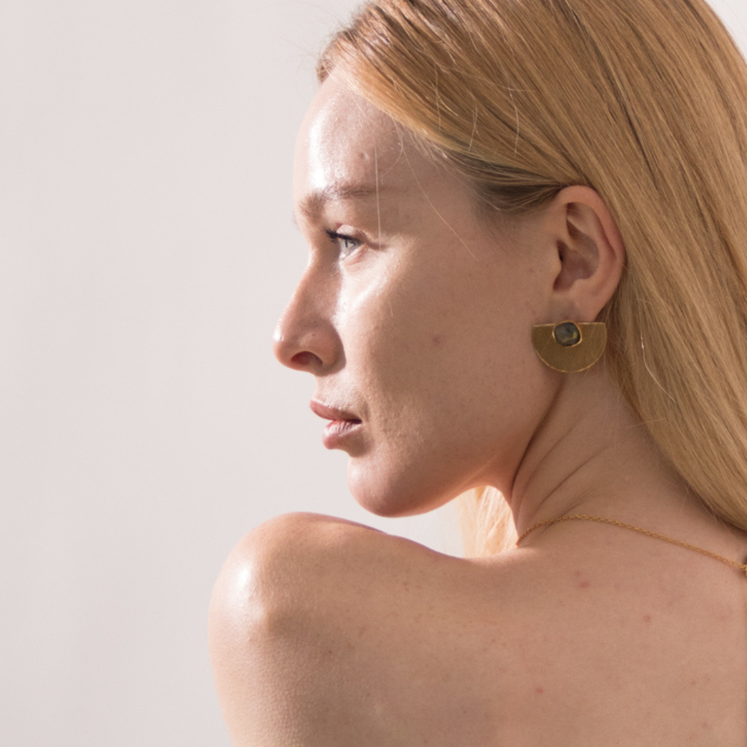 DANNA, ARETES CON PIEDRAS NATURALES