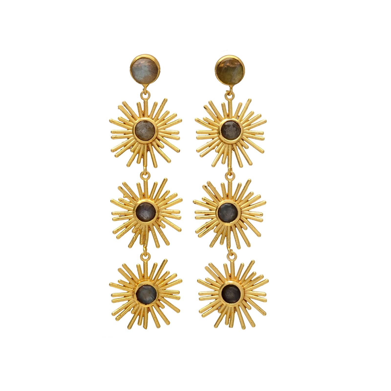 ALEXA, ARETES CON PIEDRAS NATURALES