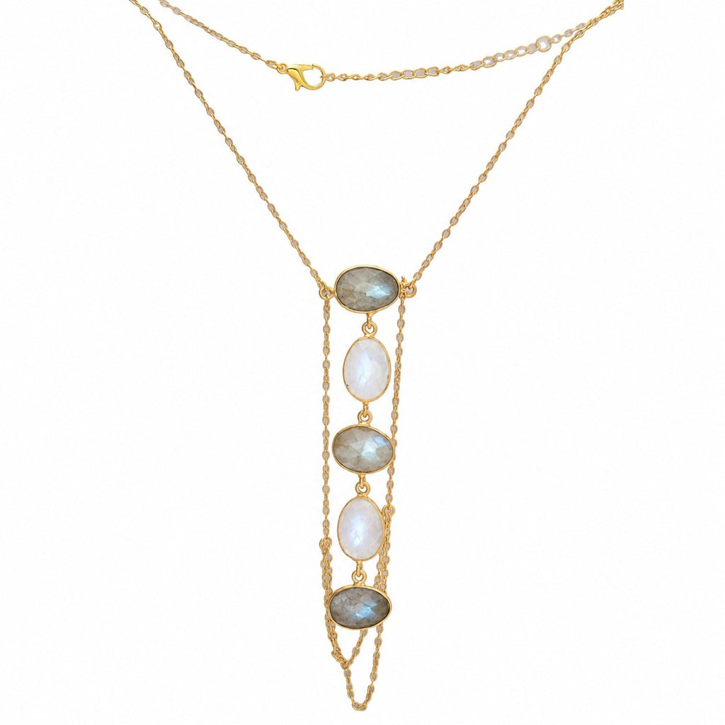 ANABELLA, COLLAR CON PIEDRAS NATURALES