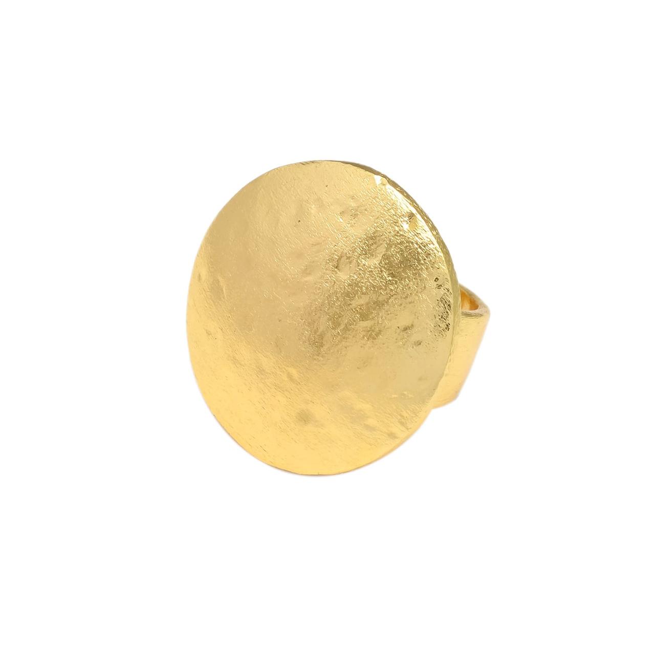 CORDELIA, ANILLO AJUSTABLE CON BAÑO DE ORO