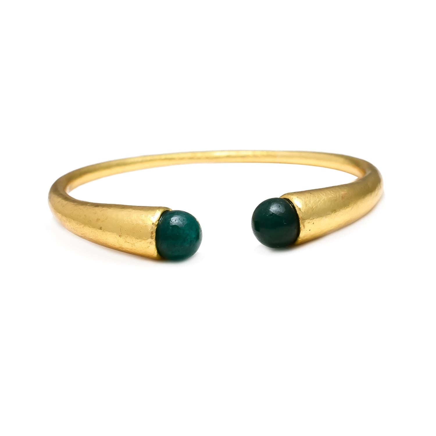 DANIELLE, BRAZALETE CON PIEDRAS NATURALES Y BAÑO DE ORO