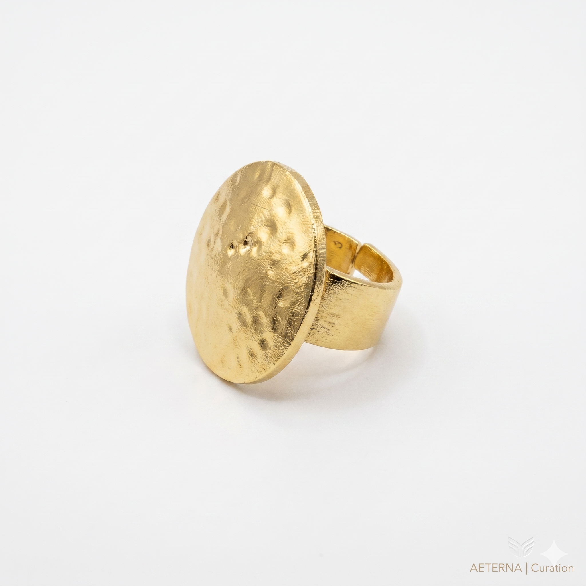 CORDELIA, ANILLO AJUSTABLE CON BAÑO DE ORO