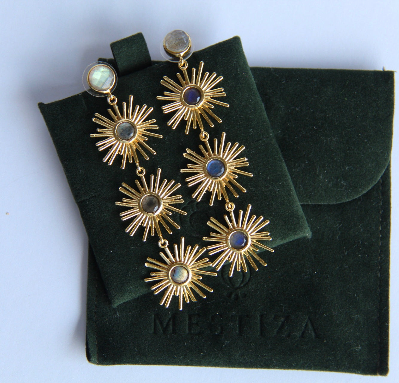 ALEXA, ARETES CON PIEDRAS NATURALES