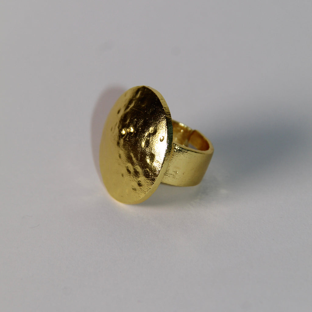 CORDELIA, ANILLO AJUSTABLE CON BAÑO DE ORO