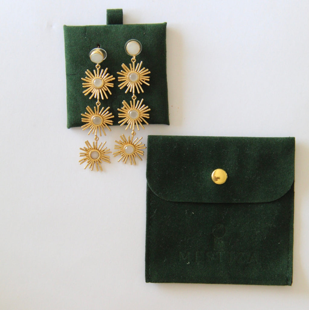 ALEXA, ARETES CON PIEDRAS NATURALES