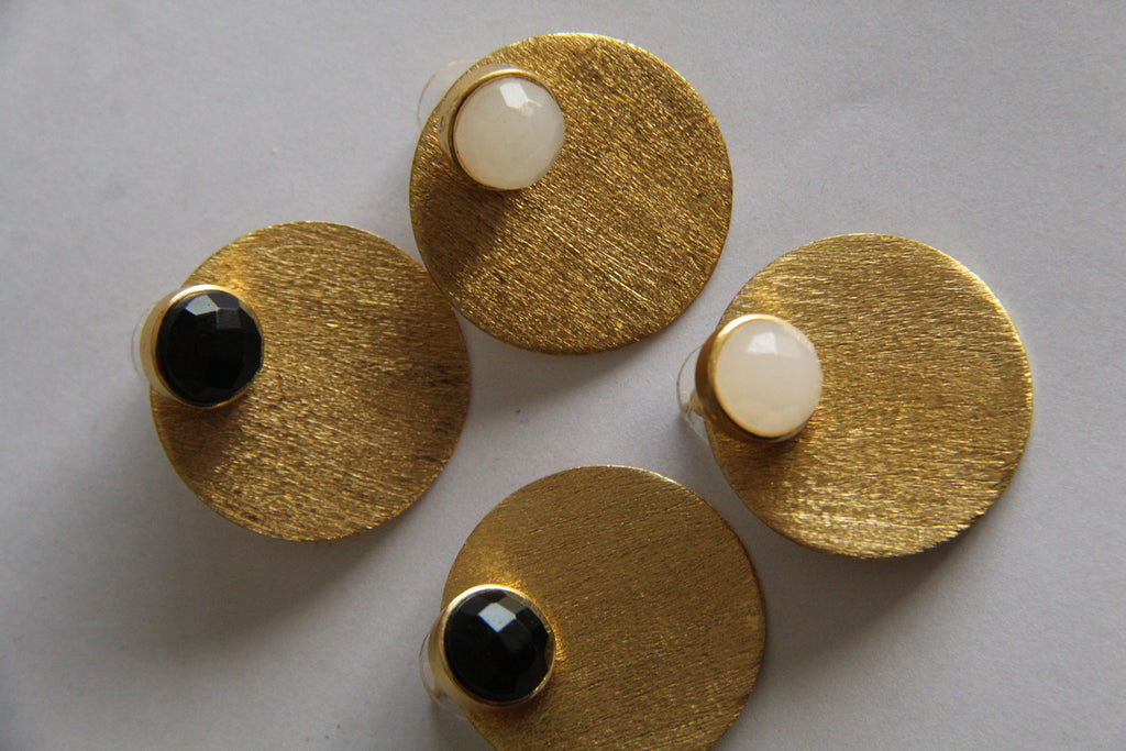 MINI TATIANA, ARETES DESMONTABLES CON PIEDRAS NATURALES