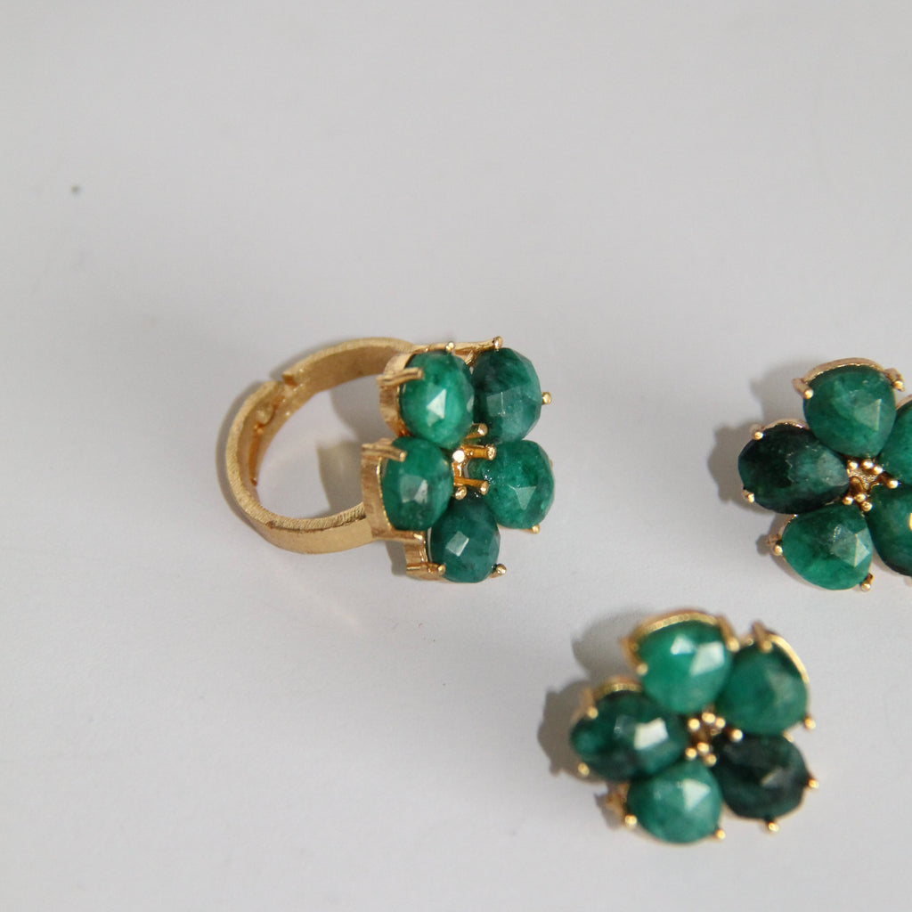 FLORENTINA, ANILLO CON PIEDRAS NATURALES