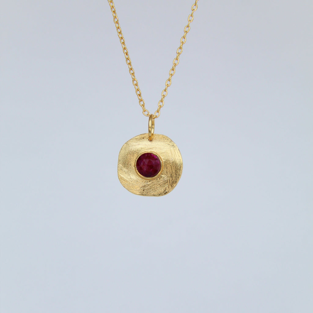PADMA COLLAR , DESMONTABLE CON PIEDRAS NATURALES Y BAÑO DE ORO