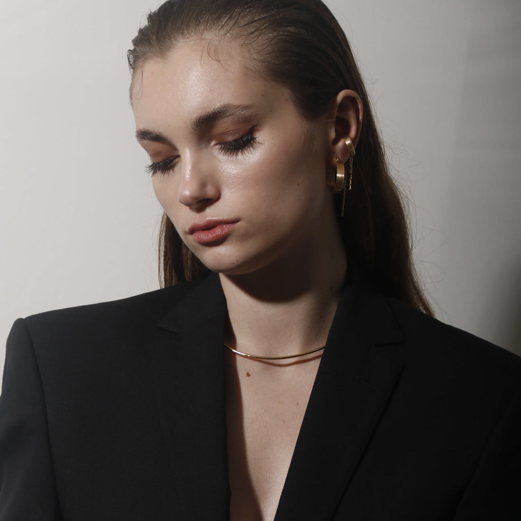 MINI AVA, ARRACADAS CON BAÑO DE ORO