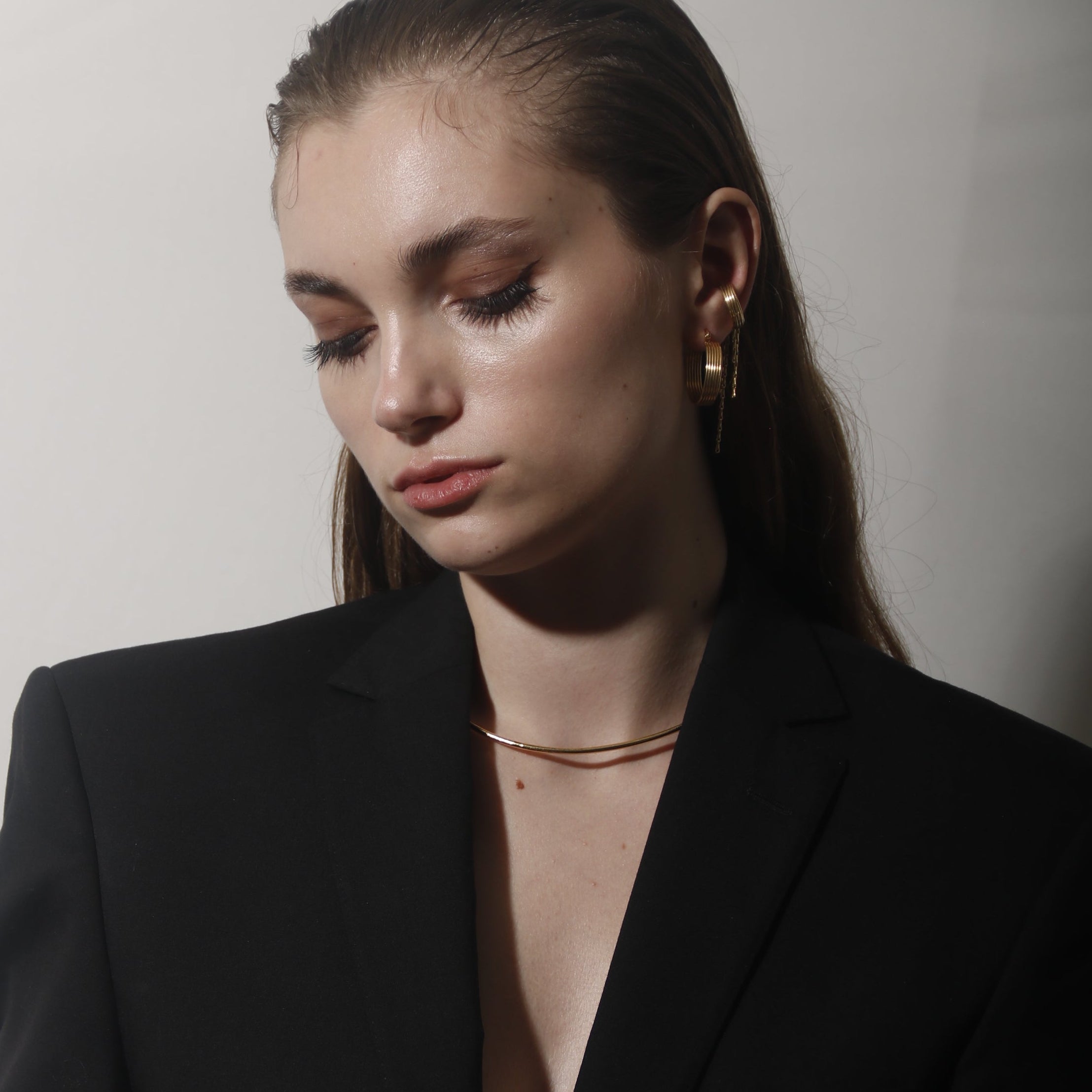 MINI AVA, ARRACADAS CON BAÑO DE ORO