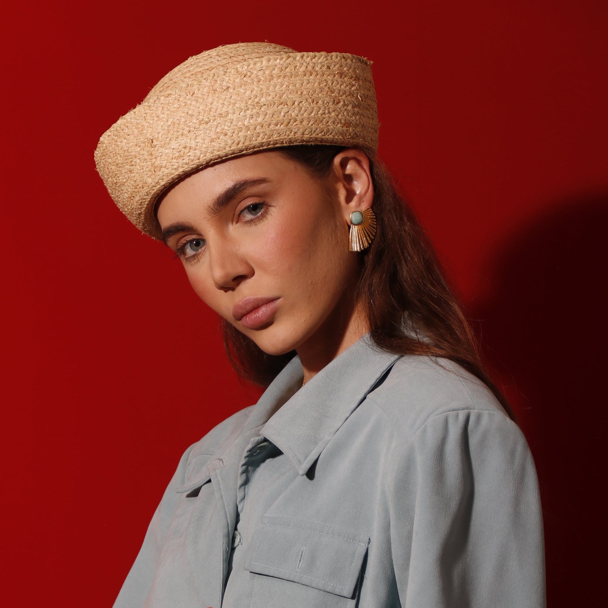 STELLA, aretes con piedras naturales
