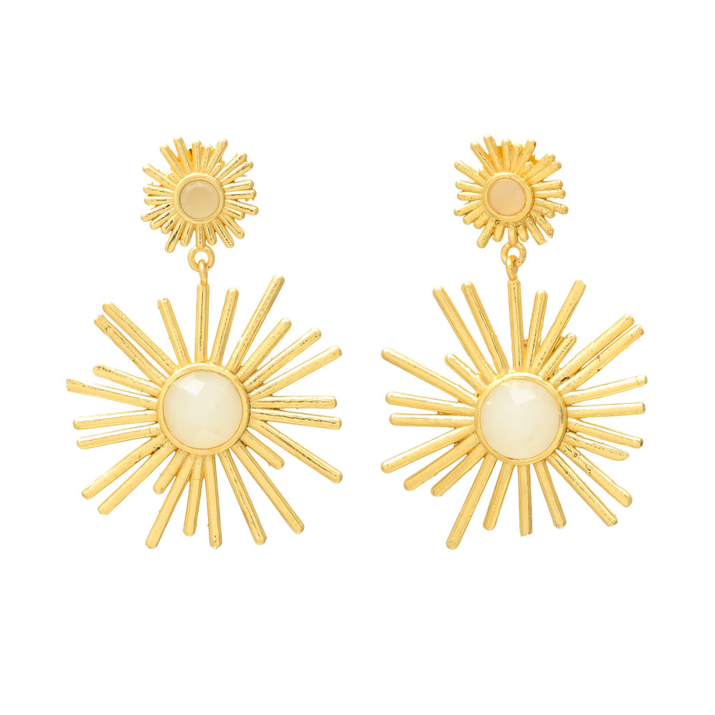 ALESSIA, ARETES CON PIEDRAS NATURALES