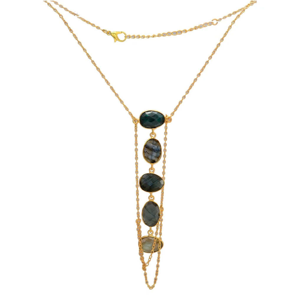 ANABELLA, COLLAR CON PIEDRAS NATURALES