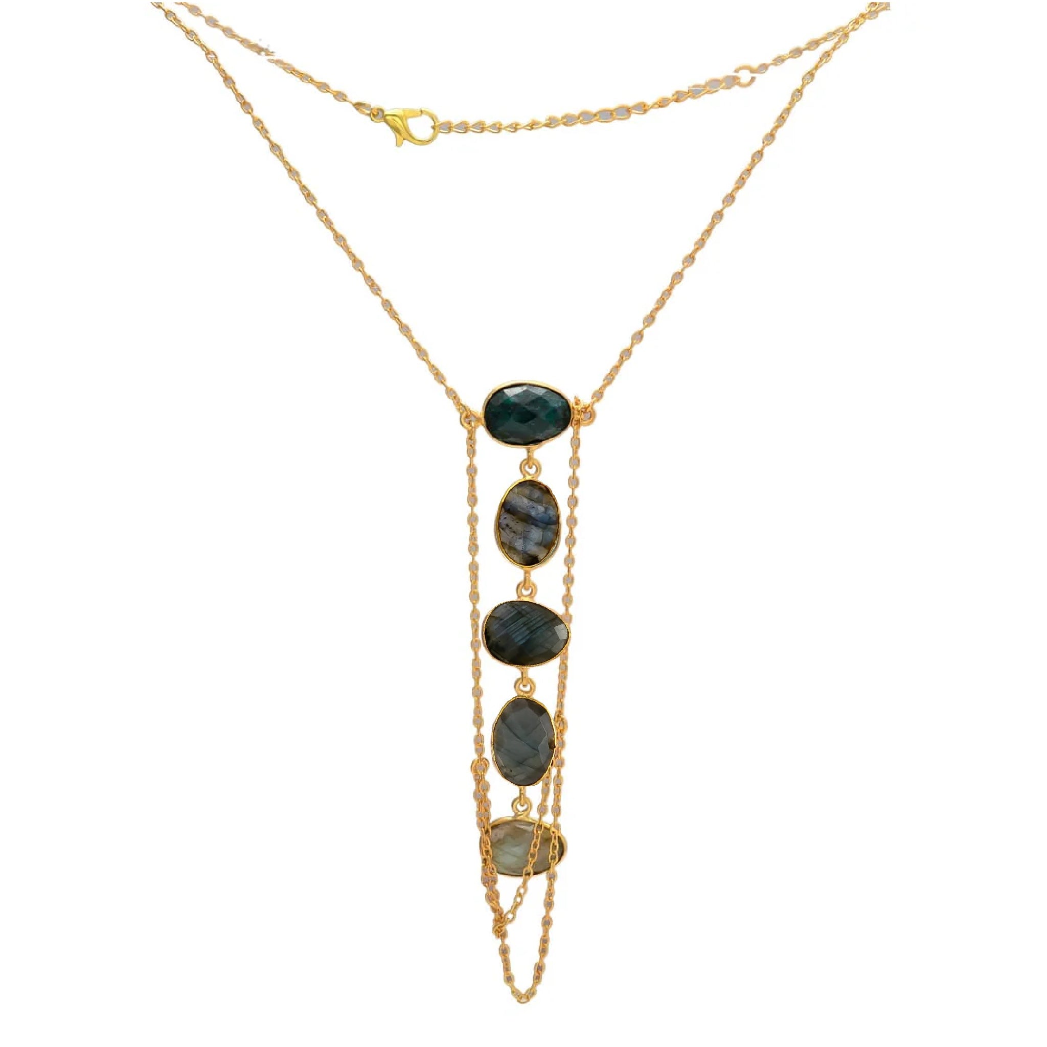 ANABELLA, COLLAR CON PIEDRAS NATURALES