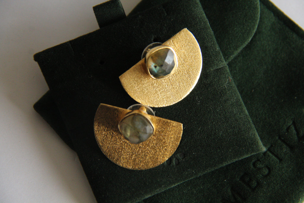 DANNA, ARETES CON PIEDRAS NATURALES