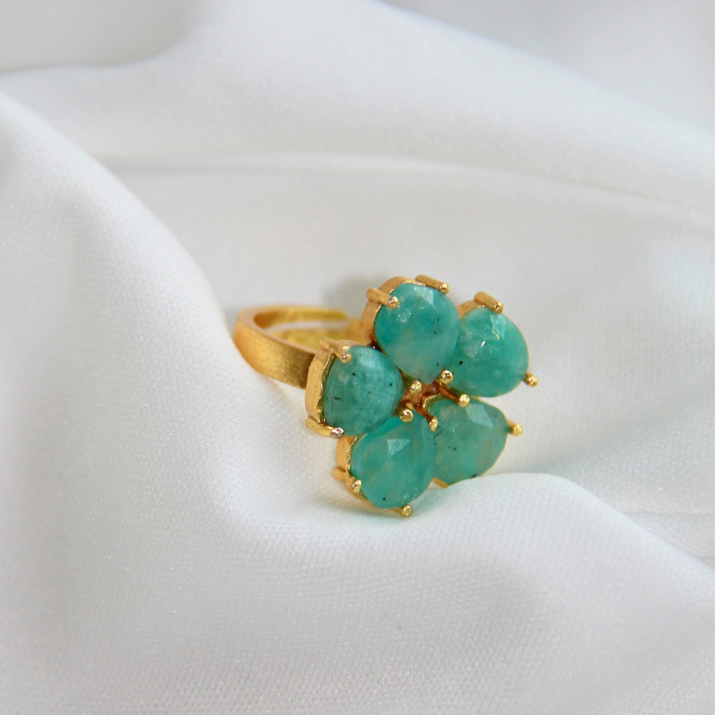 FLORENTINA, ANILLO CON PIEDRAS NATURALES