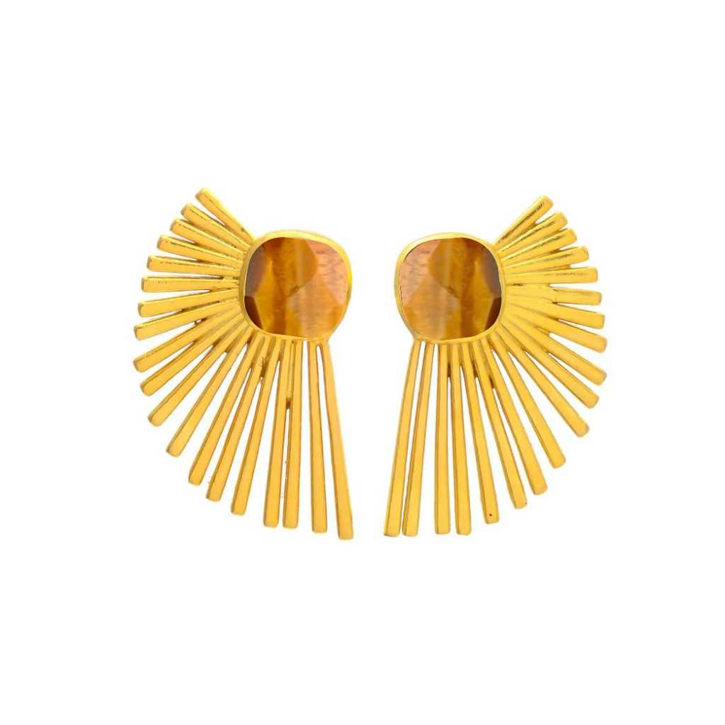 STELLA, aretes con piedras naturales