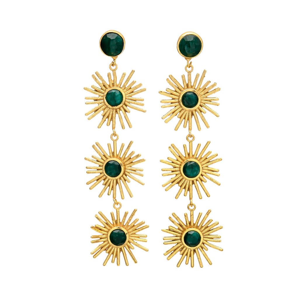 ALEXA, ARETES CON PIEDRAS NATURALES