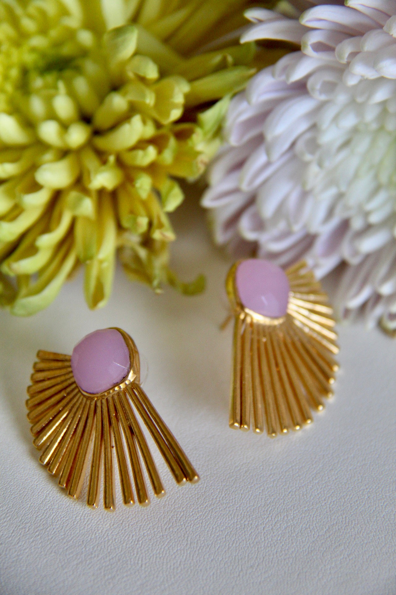 STELLA, aretes con piedras naturales