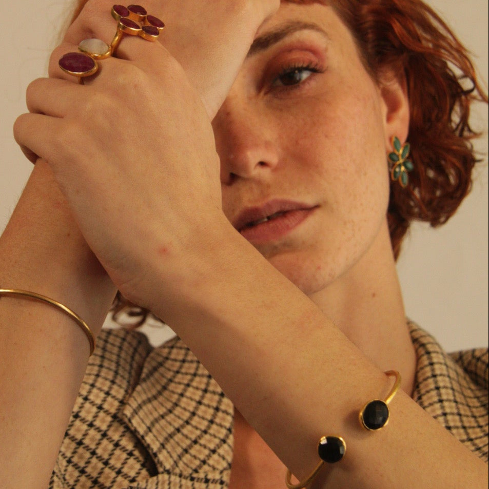 CLOE, BRAZALETE CON PIEDRA NATURAL