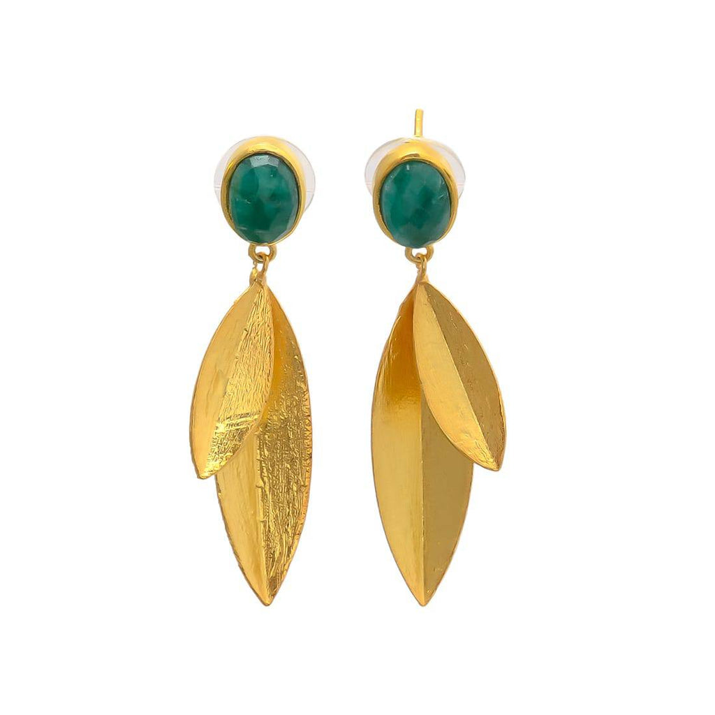 CAMILA, ARETES CON PIEDRAS NATURALES